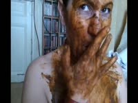 Poop  Porn Film - Dirty momma shows son her scat loving side